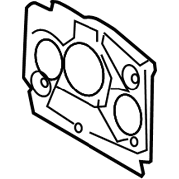 BMW 51487158433 Sound Insulation, Bulkhead, Left