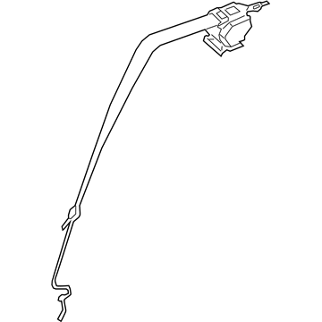 BMW 72117496266 Upper Belt Rear