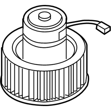 2002 BMW 745Li Blower Motor - 64106907741