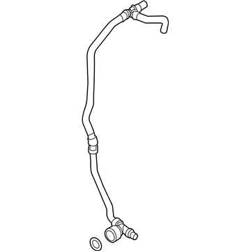 BMW 11537598341 Water Inlet Pipe