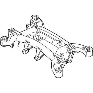 2001 BMW X5 Rear Crossmember - 33316770459