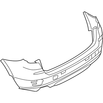 BMW 51127389889 Panel, Bumper, Primed, Rear