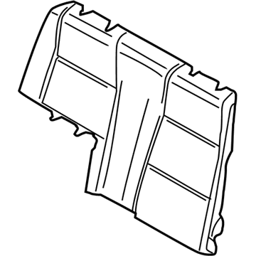 BMW 52209135547 Backrest Upholstery