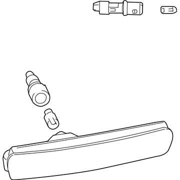 BMW 63148389695 Side Marker Light, Left