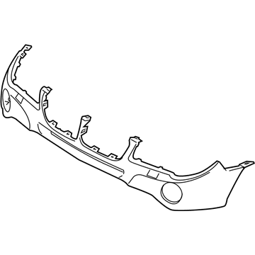 BMW 51113423783 Bumper Trim Panel, Top Front, Primed