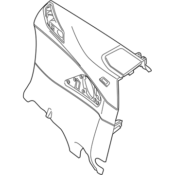 BMW 51419461891 LATERAL TRIM PANEL, LEFT