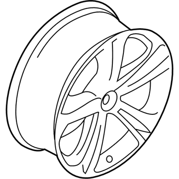BMW 36116796257 Light Alloy Disc Wheel Reflexsilber