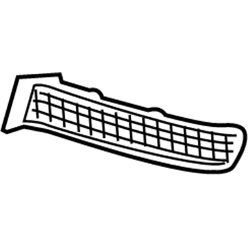 BMW 51117903674 Trim Grille, Open, Bottom Right