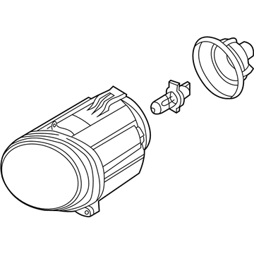 BMW 63176920886 Fog Lights, Right