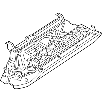 BMW 51167891304 Glove Box, Leather