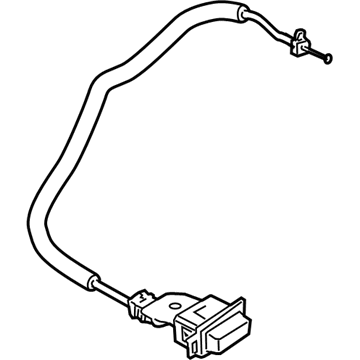 BMW 51168040332 Key Button For Glove Box