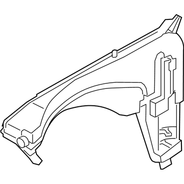 BMW 61667345153 Washer Fluid Reservoir