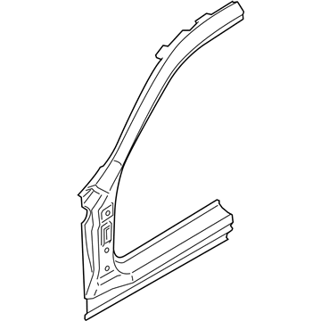 BMW 41007344966 Column A Exterior, Right