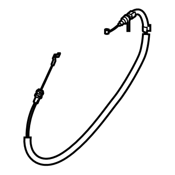 BMW 51227430927 Bowden Cable, Outside Door H