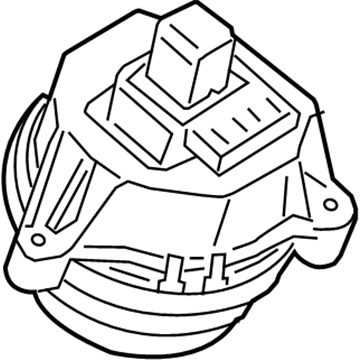 BMW 22116860464 Passenger Side Engine Mount