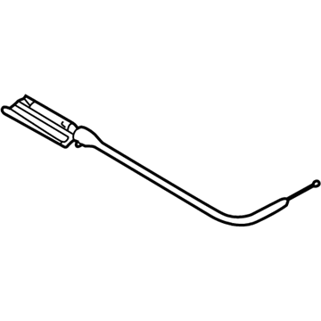 BMW 530i Hood Cable - 51238190754