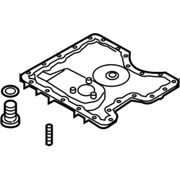 BMW 11137536256 Oil Pan