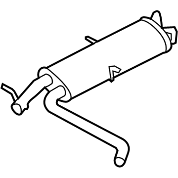 2004 BMW X5 Exhaust Pipe - 18107526389