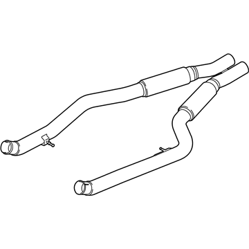 BMW X6 M Exhaust Pipe - 18307851561