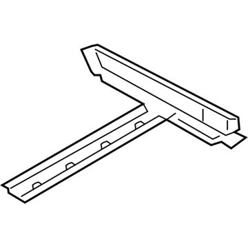 BMW 41007487311 CROSS BRACE, HEEL PLATE, LEF