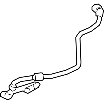 BMW 17127555634 Coolant Return Line