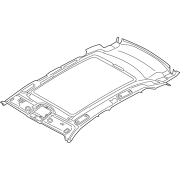 BMW 51449472369 HEADLINING PANORAMIC ROOF