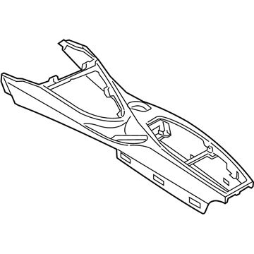 2006 BMW 650i Center Console Base - 51168046930