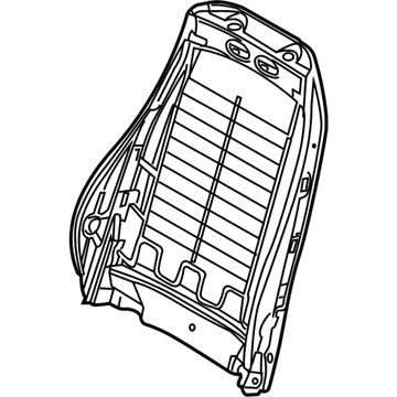 BMW 52107053937 Backrest Frame