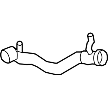 2012 BMW 750Li Coolant Reservoir Hose - 17127594451