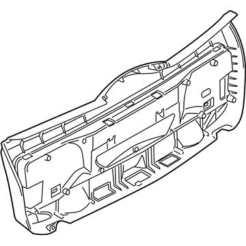 BMW 51497151007 Lower Tail Lid Trim Panel