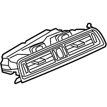 BMW 64229166885 Fresh Air Grille Center