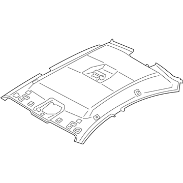 BMW 51448055802 Moulded Roofliner, Alcantara