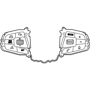 BMW X7 Cruise Control Switch - 61319873221