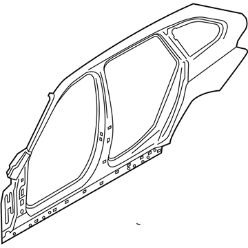 BMW 41007298013 Side Frame, Exterior, Left