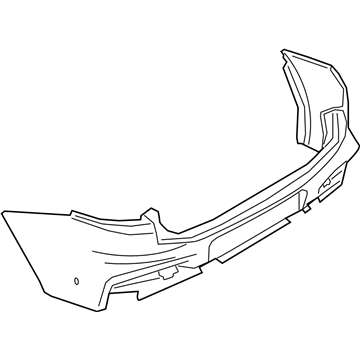 BMW 51128089986 Panel, Bumper, Primed, Rear