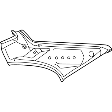 BMW 41007044631 Left Interior Column C