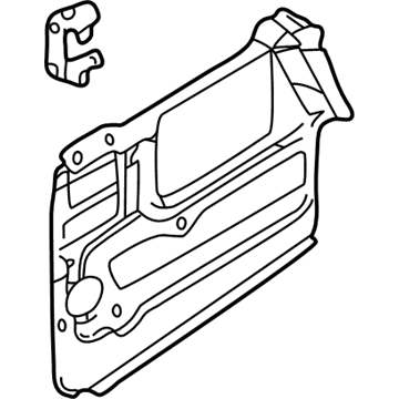 BMW 41148208921 Wheelhouse Extension, Left