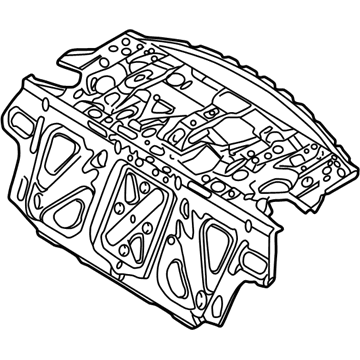 BMW 41138240629 Trunk Partition For Through-Loading