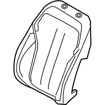 BMW 52107354598 Foam Pad Basic Backrest Right