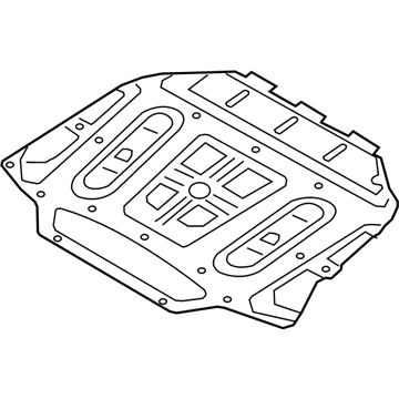 BMW 51489166115 Sound Insulating Engine Hood