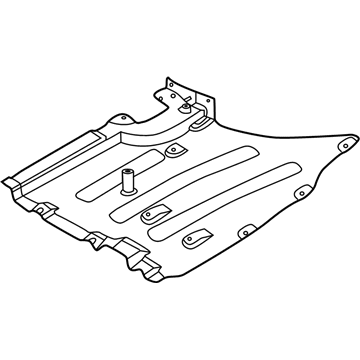 BMW 51717451142 UNDERSHIELD FOR TANK, RIGHT