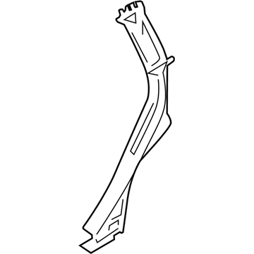 BMW 41007385435 Reinforcement Column C, Bottom, Left