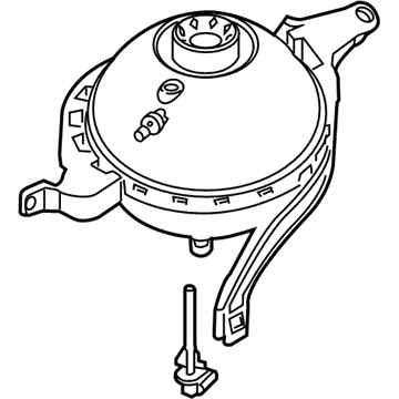 BMW 528i Coolant Reservoir - 17138614293