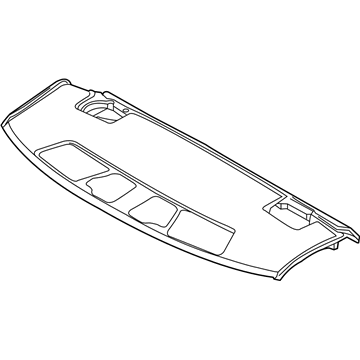 BMW 51467157066 Rear Window Shelf Sun Blind/Rear Ac