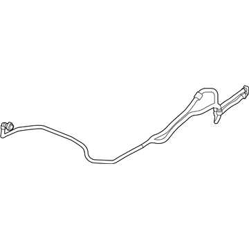 BMW 17228654910 TRANSMISSION OIL COOLER LINE