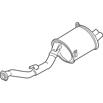 BMW Z3 M Exhaust Pipe - 18101404317