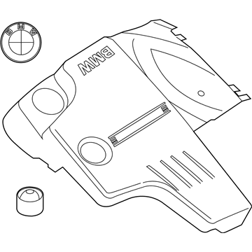 BMW 11147810802 Cover, Acoustic