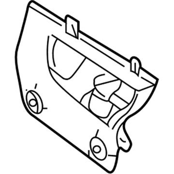 BMW 51168250564 SIDE TRIM PANEL, RIGHT OF CE