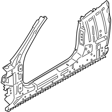 BMW 41007494518 SIDE FRAME, CENTER RIGHT