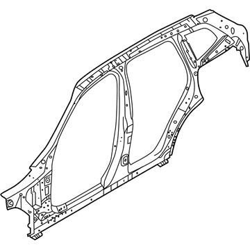 BMW 41007494068 Side Frame, Middle Right